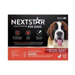 Nextstar Flea & Tick Topical Treatment For Dogs 89-132 Lbs